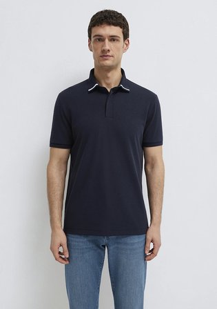 Soft-Premium Lacivert Polo Tişört 0613358-70490