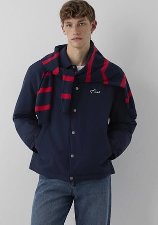 Mavi Jeans Nakışlı Lacivert Ceket 0110875-82318