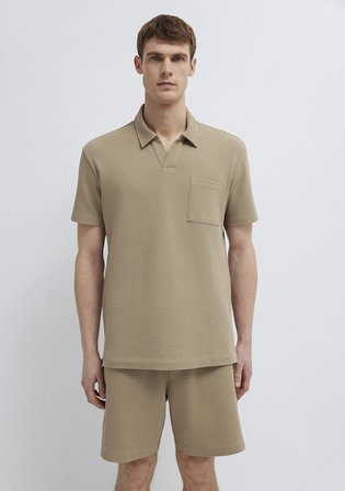 Bej Polo Tişört 0613318-80697