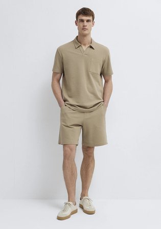 Bej Polo Tişört 0613318-80697