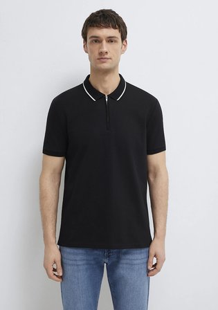 Soft-Premium Siyah Polo Tişört 0612880-900