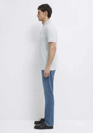 Soft Premium Mavi Polo Tişört 0613006-70802