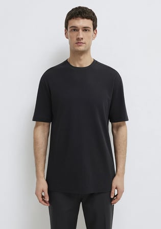 Mavi Black (TENCEL™) Liyosel Karışımlı Siyah Tişört 0613468-900