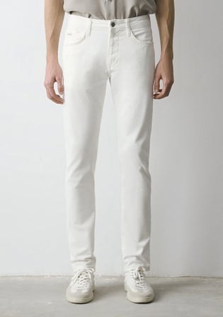Jake Edition Beyaz Jean Pantolon 0042290581