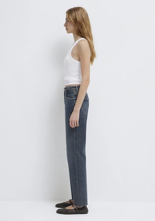 New York Classic Denim Gölgeli Koyu Mavi Jean Pantolon 101441-A3898