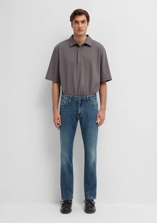 Marcus Mavi Black Puslu İndigo Mavisi Jean Pantolon 00351A3279