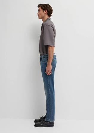 Marcus Mavi Black Puslu İndigo Mavisi Jean Pantolon 00351A3279