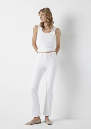 Bliss Gold Premium Beyaz Jean Pantolon 101437-A3215