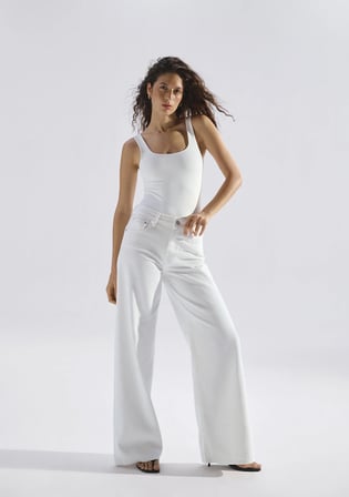 Joy Mavi Edition Kırık Beyaz Jean Pantolon 1010960-A3162