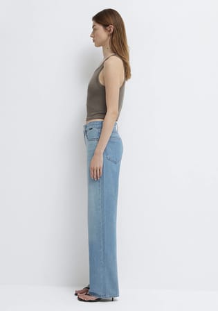 Lovely Classic Denim Indigo Mavisi Jean Pantolon 1012645-A3165