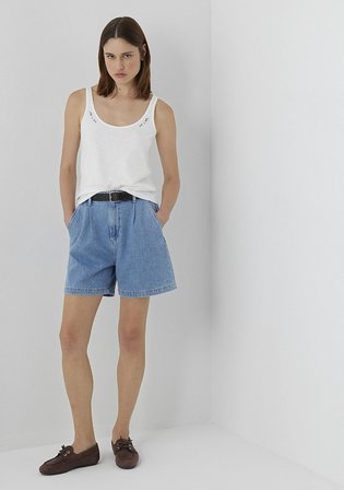 Mandy Maviterrenean Indigo Mavisi Jean Şort 1410121-A3905