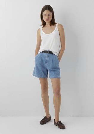 Mandy Maviterrenean Indigo Mavisi Jean Şort 1410121-A3905