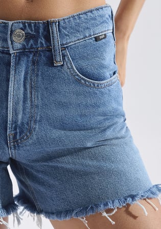 TAYLOR SHORT Classic Denim Koyu Mavi Jean Şort 1421021-A3194
