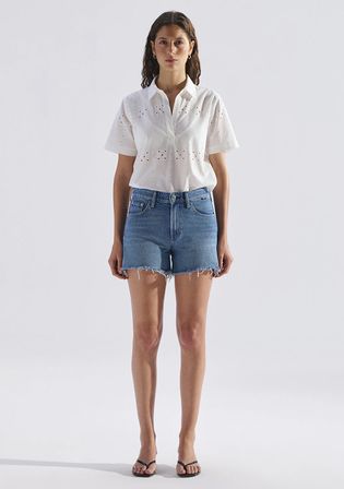TAYLOR SHORT Classic Denim Koyu Mavi Jean Şort 1421021-A3194