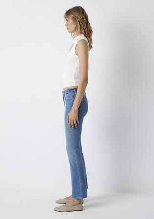 Molly Premium Blue Indigo Mavisi Jean Pantolon 10136A3925