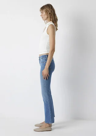 Molly Premium Blue Indigo Mavisi Jean Pantolon 10136A3925