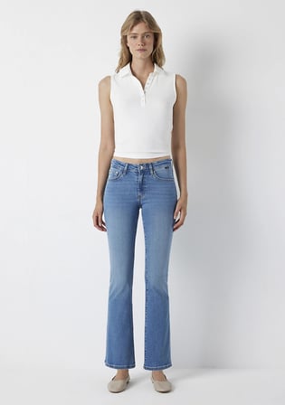Molly Premium Blue Indigo Mavisi Jean Pantolon 10136A3925