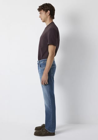 Lisbon Classic Denim Koyu Indigo Mavisi Jean Pantolon 0010039-A3934
