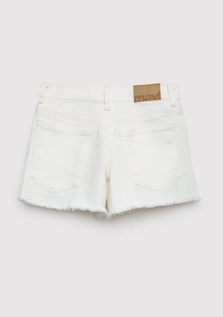 Ekru Jean Şort 7410655-A1606