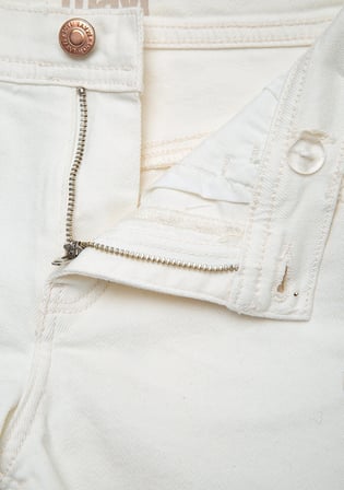 Ekru Jean Şort 7410655-A1606