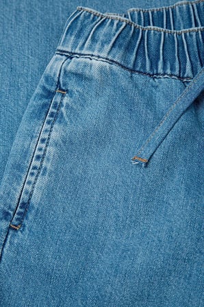 Mavi Loko Wide Leg Normal Bel Geniş Paça Jeans Kız Çocuk KOT PANTOLON 7010405-A3344 MAVİ