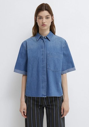 Nelly Mavi Edition Indigo Mavisi Jean Gömlek 1221024-A3166