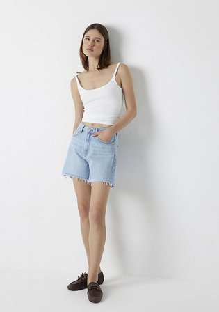 Millie 90lar Açık Mavi Jean Şort 14589A3193