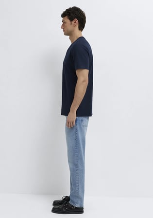 Lacivert Basic Tişört 0613437-70490