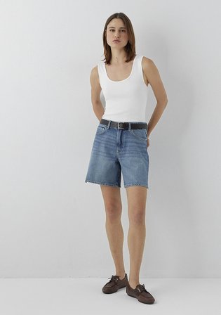SIENA SHORT Classic Denim Vintage Indigo Mavisi Jean Şort 1421033-A3200