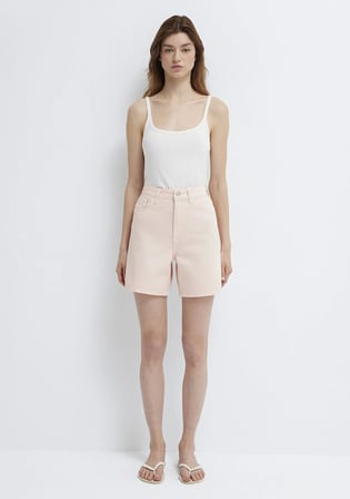 Siena Classic Denim Pembe Jean Şort 1421033-A3199