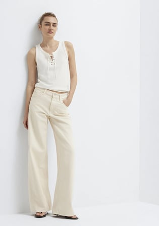 Siena Iconic Krem Jean Pantolon 1010763-A3903