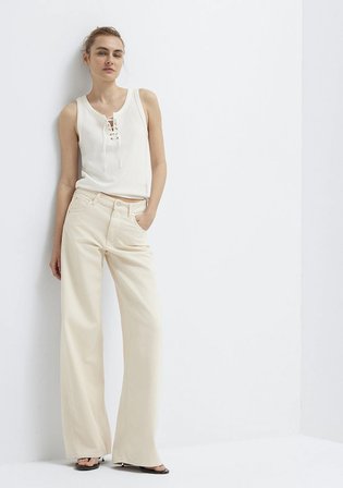 Siena Iconic Krem Jean Pantolon 1010763-A3903