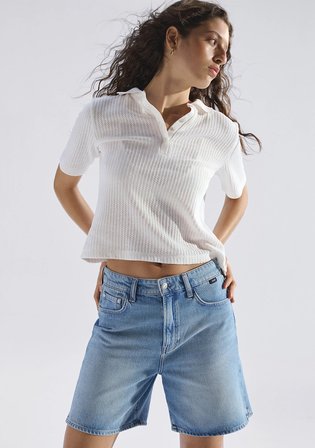 SIENA SHORT Classic Denim Vintage Açık Mavi Jean Şort 1421033-A3924
