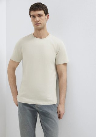 Bej Basic Tişört 065574-70144