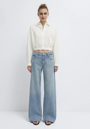 Siena Iconic Puslu Açık Mavi Jean Pantolon 1010763-A3902