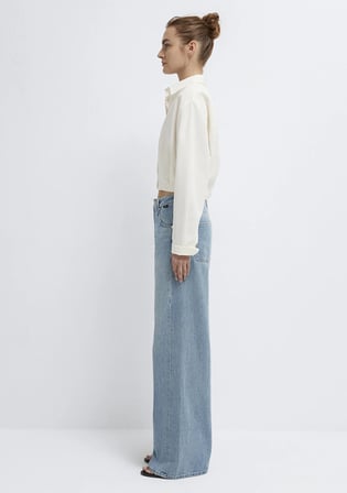 Siena Iconic Puslu Açık Mavi Jean Pantolon 1010763-A3902