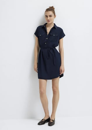 Barbara Gold Klasik Rinse Jean Elbise 130548-A3894