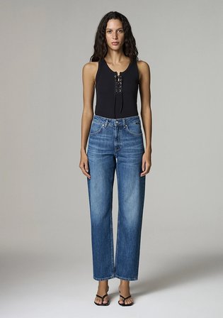 Iconic Vintage Indigo Mavisi Jean Pantolon 1021060-A3357
