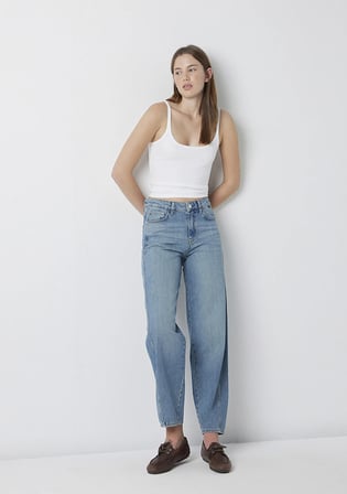 Tokyo Iconic Vintage Açık Mavi Jean Pantolon 1010754-A3952