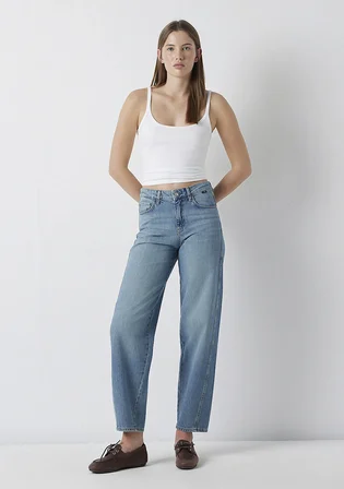 Tokyo Iconic Vintage Açık Mavi Jean Pantolon 1010754-A3952