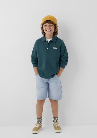 Mavi 6S10193-71932 Mavi Patch Detaylı Yeşil Sweatshirt