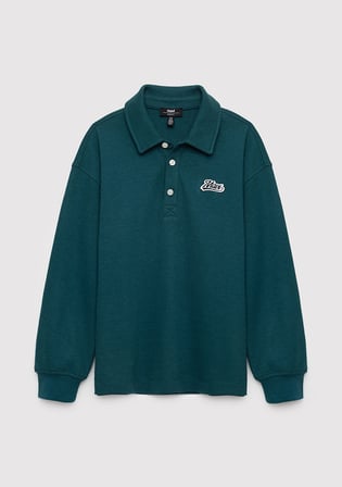 Mavi 6S10193-71932 Mavi Patch Detaylı Yeşil Sweatshirt
