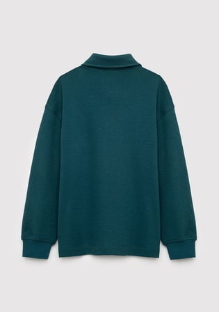 Mavi 6S10193-71932 Mavi Patch Detaylı Yeşil Sweatshirt