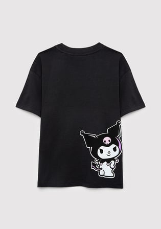 Kuromi Baskılı Antrasit Tişört 7610474-70087