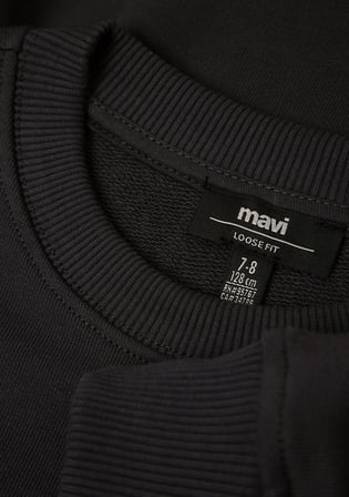 Mavi Logo Baskılı Antrasit Sweatshirt 6S10211-70087
