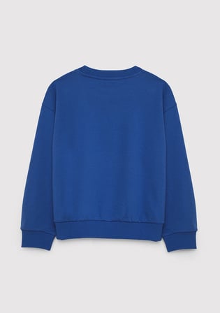 Mavi Jeans Baskılı Mavi Sweatshirt 7S10219-70616