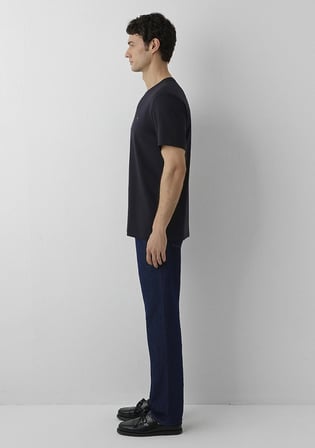 Lacivert Basic Tişört 0612736-70489