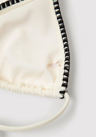 Boncuk Detaylı Üçgen Bikini Üstü 1914066-70053