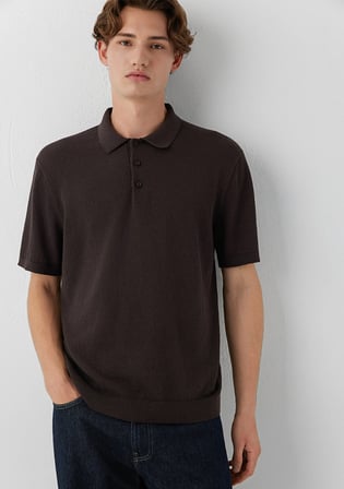 Kahverengi Triko Polo 0710438-70219