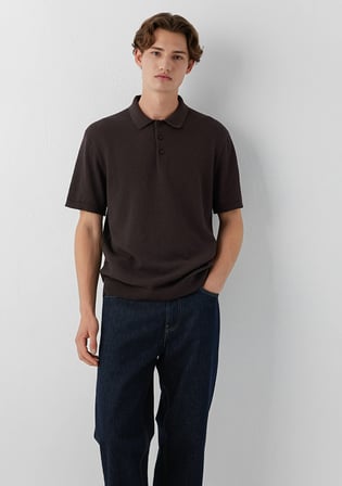 Kahverengi Triko Polo 0710438-70219
